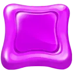 Lila Bonbon (quadratisch)
